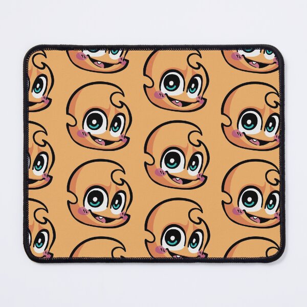 Cute Flame Character Icon Mouse Pad