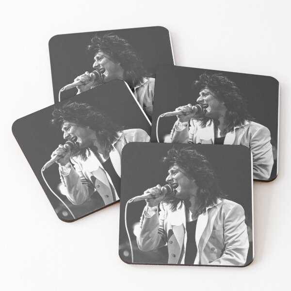 Item preview, Steve Perry BW Photograph designed and sold by ConcertImages.