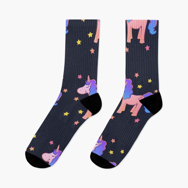 Item preview, Pretty Colorful Pastel Kawaii Unicorn Clouds Stars Pastel Goth Unicorn designed and sold by MOP-tees.