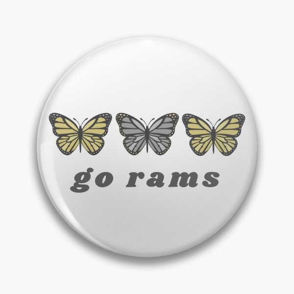 Item preview, go rams butterflies designed and sold by Camille Albers.