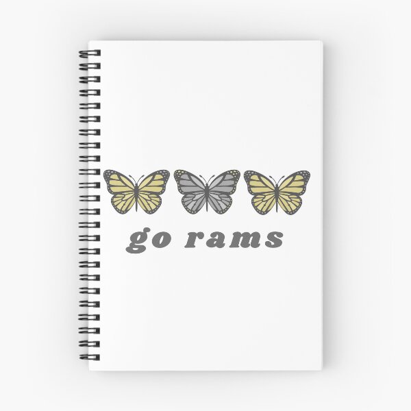 Item preview, go rams butterflies designed and sold by Camille Albers.