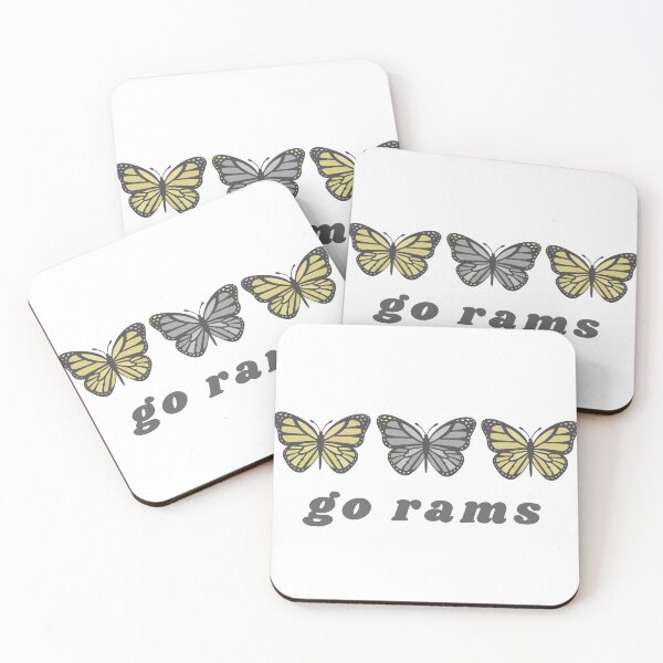 Item preview, go rams butterflies designed and sold by Camille Albers.