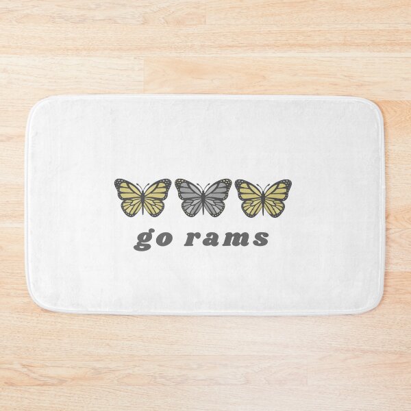 Item preview, go rams butterflies designed and sold by Camille Albers.