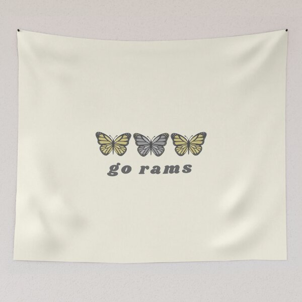 Item preview, go rams butterflies designed and sold by Camille Albers.