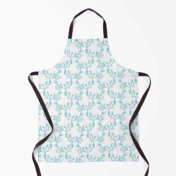 Item preview, Breezy Sea Plants, Teal on White designed and sold by KShedenhelm.