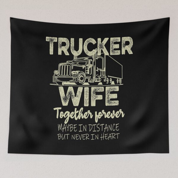 Item preview, Trucker Wife Truckers Wife Trucker's Wife for Women Funny designed and sold by ilias13.