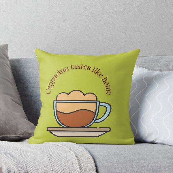 Item preview, Cappacino tastes like home/heartwarming coffee quote/coffee Christmas gifts designed and sold by haRexia.