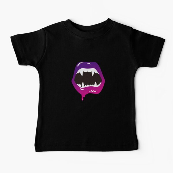 Item preview, Vampire Lips Vampire Teeth Vampire Bite Blood Kiss  designed and sold by MOP-tees.