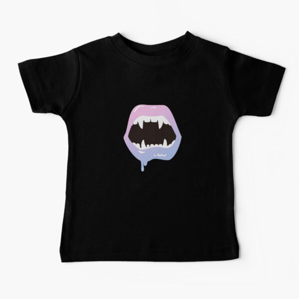 Item preview, Vampire Lips Vampire Teeth Vampire Bite Blood Kiss  designed and sold by MOP-tees.