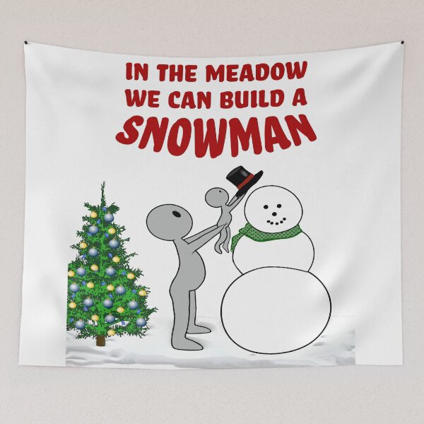 Item preview, In the Meadow We Can Build a Snowman designed and sold by With My Hands By K.