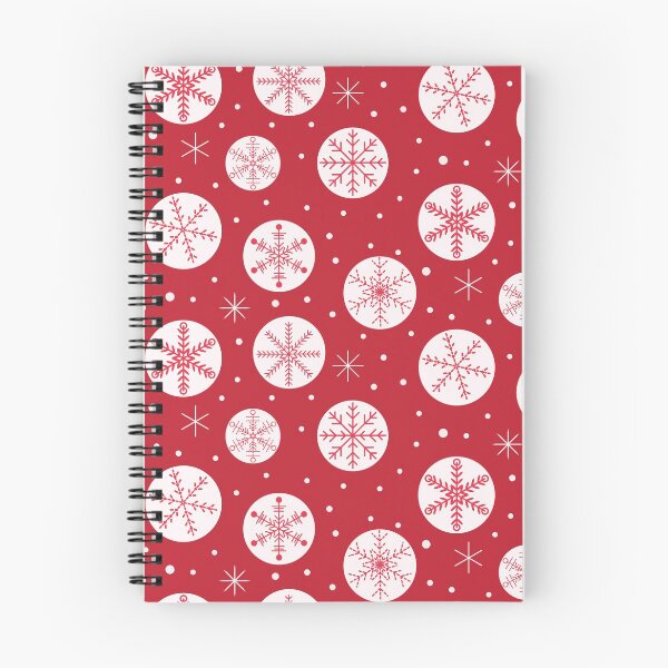 Item preview, Christmas classic red snowflakes on white balls  designed and sold by Yasminepatterns .