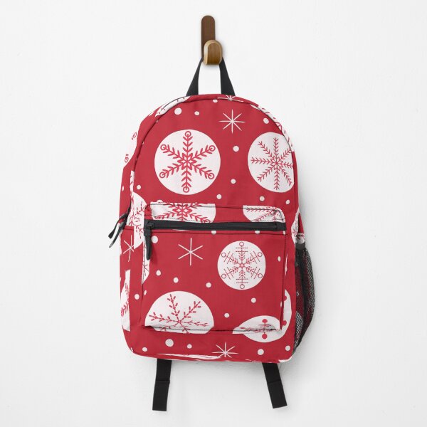 Item preview, Christmas classic red snowflakes on white balls designed and sold by Yasminepatterns .
