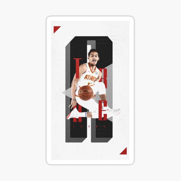 Wallpaper Trae Young Sticker for Sale by DeniaFarras