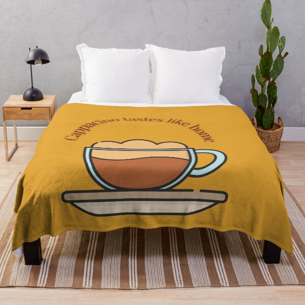 Item preview, Cappacino tastes like home/heartwarming coffee quote/coffee Christmas gifts designed and sold by haRexia.