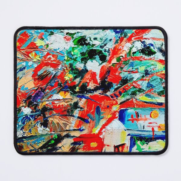 Item preview, Oil painting abstract art designed and sold by crevettedesign.