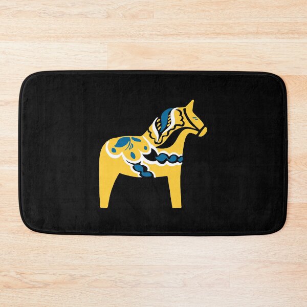 Item preview, Swedish Dala Horse Yellow Dalecarlian Dalarna Horse  designed and sold by MerchLovers.