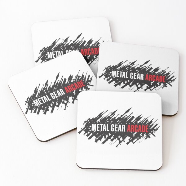Item preview, Metal Gear Arcade Logo designed and sold by OuterOutlet.