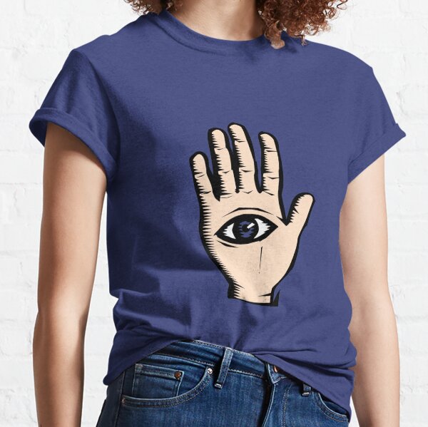 Mystic Trippy Hand with Eye t shirt