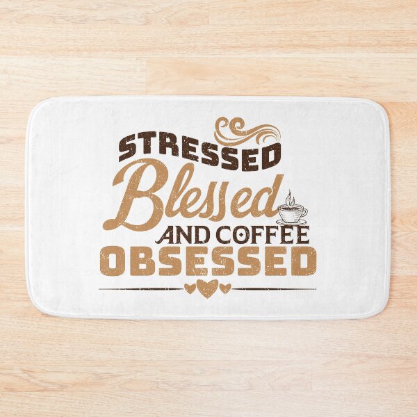 Item preview, Stressed Blessed And Coffee Obsessed designed and sold by infleims.