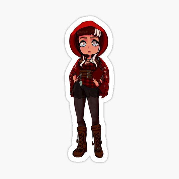 Cerise Hood Sticker