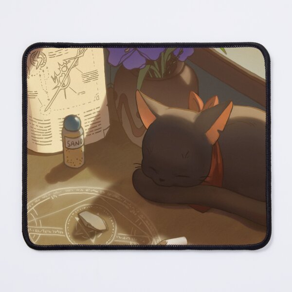Item preview, Cute Sleepy Cat in a Magic Atelier designed and sold by PureJamGames.