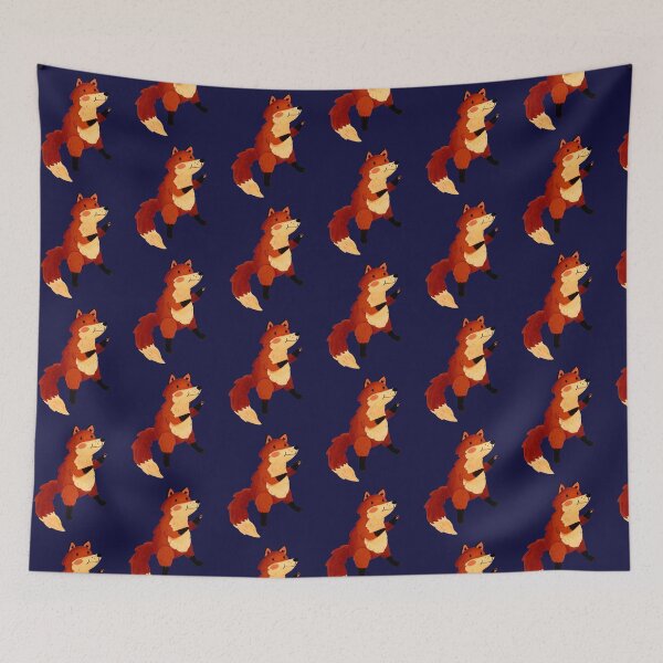 Item preview,  Dancing Fox in the Woods designed and sold by Mariana Ramírez.