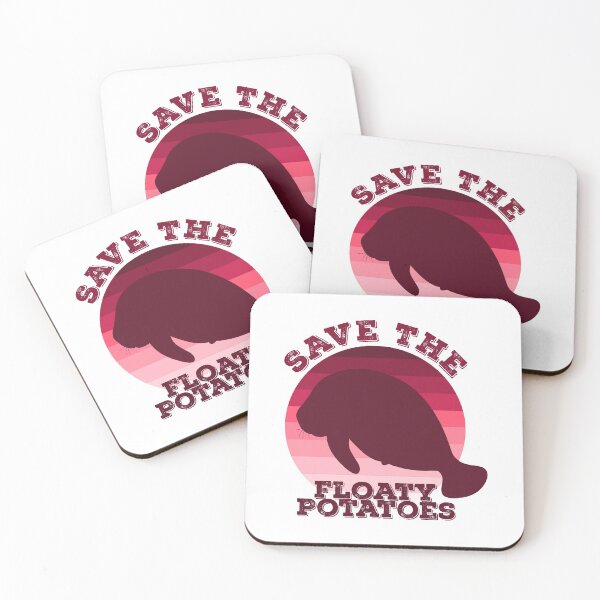 Item preview, Save The Floaty Potatoes Funny Manatee designed and sold by SportDIXIT.