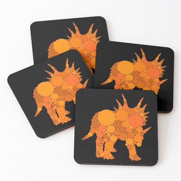 Item preview, Polka Dot Triceratops Dinosaur International Dot Day Orange Dots designed and sold by MOP-tees.