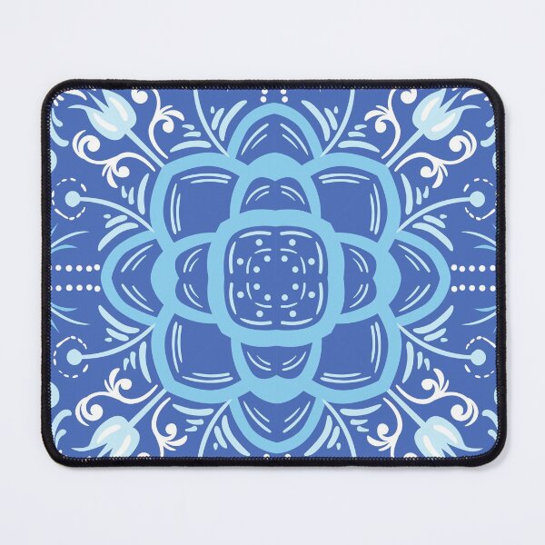 Item preview, Preppy Turquoise Blue Abstract Floral Bohemian designed and sold by IamTrending.