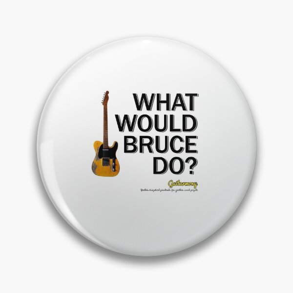 Item preview, What Would Bruce Do? - Black Text - Guitarmony designed and sold by Guitarmony.