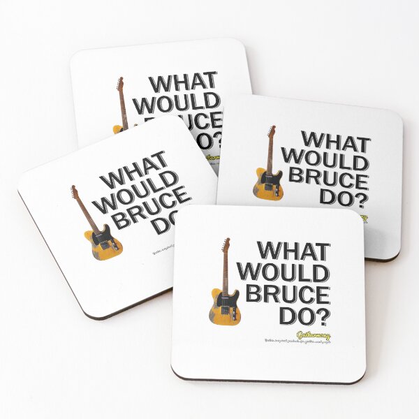 Item preview, What Would Bruce Do? - Black Text - Guitarmony designed and sold by Guitarmony.