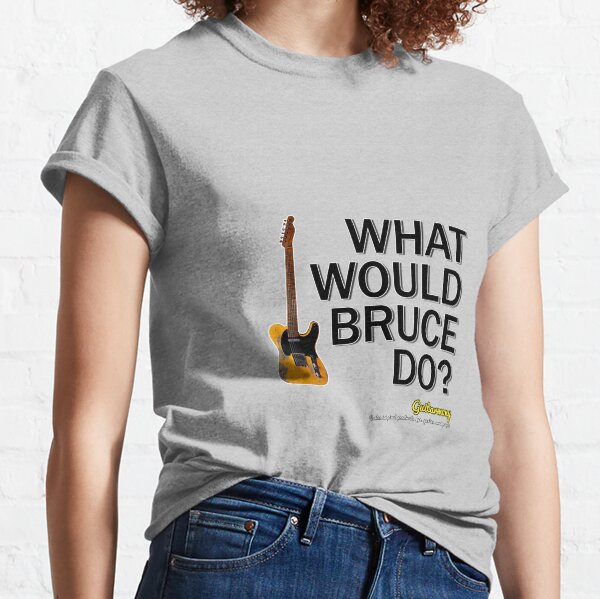 What Would Bruce Do? - Black Text Classic T-Shirt