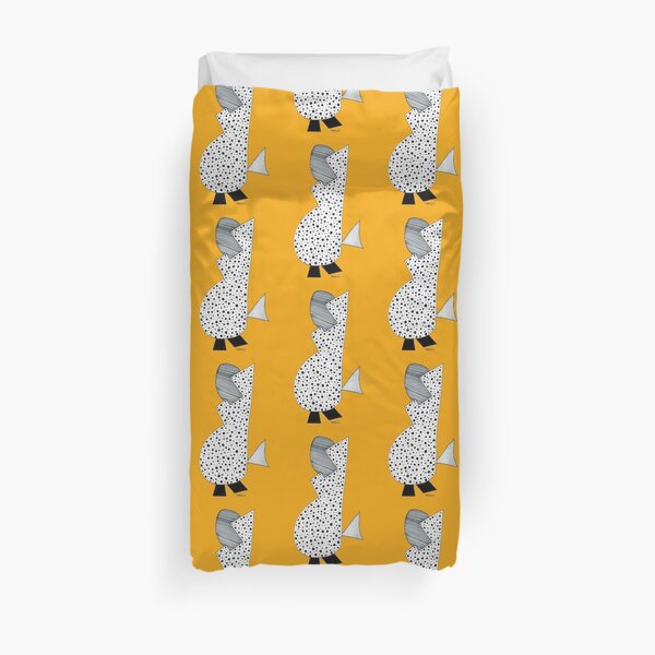 Untitled, 2013, ink on paper Duvet Cover