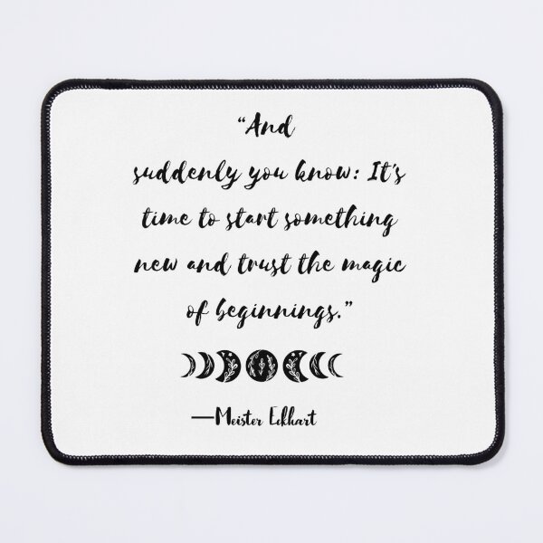 Item preview, Meister Eckhart Magic in New Beginnings designed and sold by Dollfacedesign.