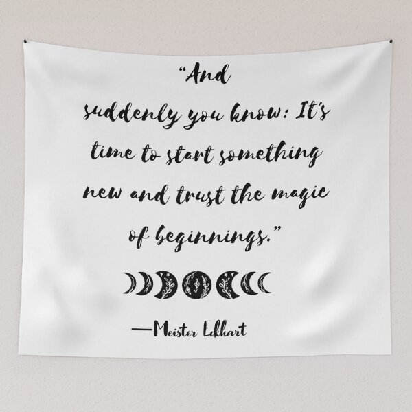 Item preview, Meister Eckhart Magic in New Beginnings designed and sold by Dollfacedesign.