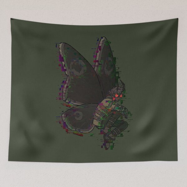 Item preview, Mothman (my beloved) (glitch edit) designed and sold by artofalyksandr.