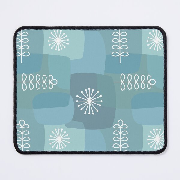 Item preview, Vintage look print in blues and greens designed and sold by MHen.