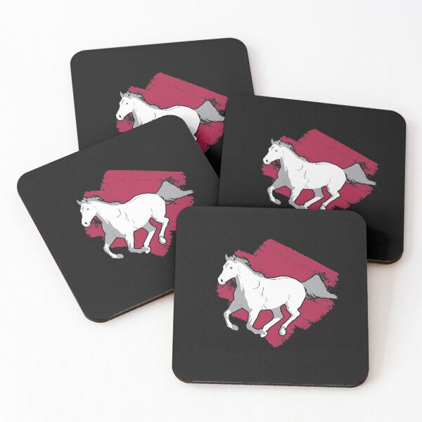 Item preview, Galloping Horse with Red Background designed and sold by FastTrackPhotog.