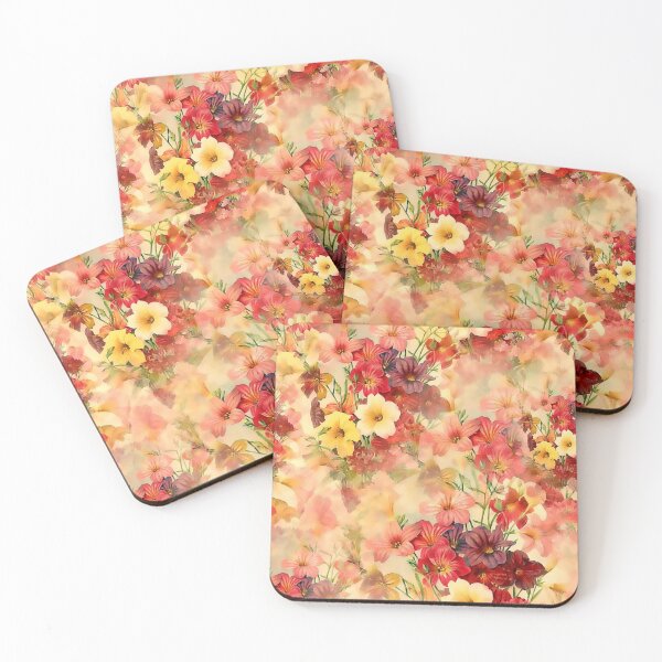 Item preview, Garden Delight - Vintage Vibrant Mixed Lily Flowers, Red, Yellow, Burgundy Lily Floral Seamless Pattern designed and sold by silviaol.