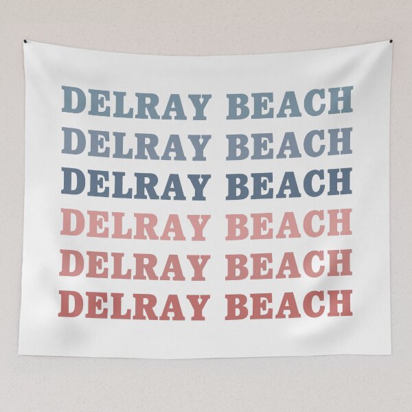 Item preview, Delray Beach, FL Multicolor (Blue/Red) designed and sold by frankyou.