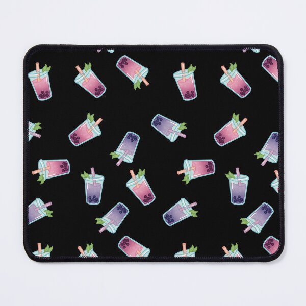 Item preview, Bubble Tea Pink and Purple Seamless Pattern designed and sold by petinmypocket.