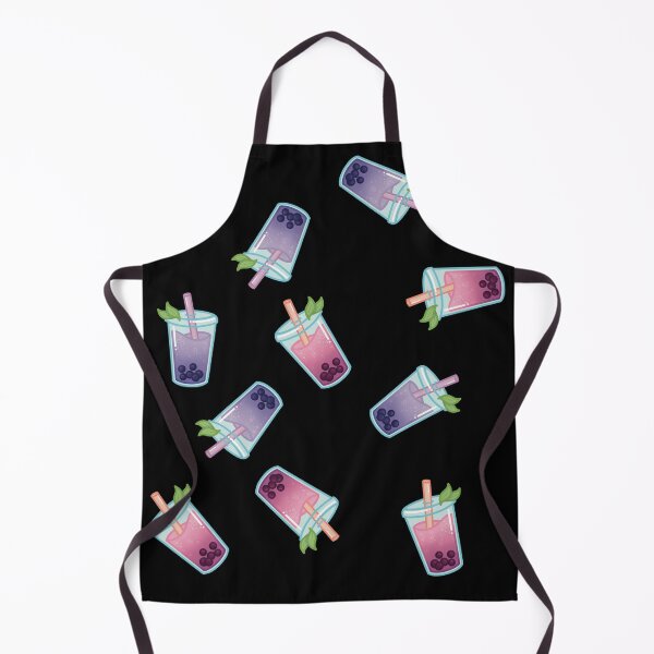 Item preview, Bubble Tea Pink and Purple Seamless Pattern designed and sold by petinmypocket.