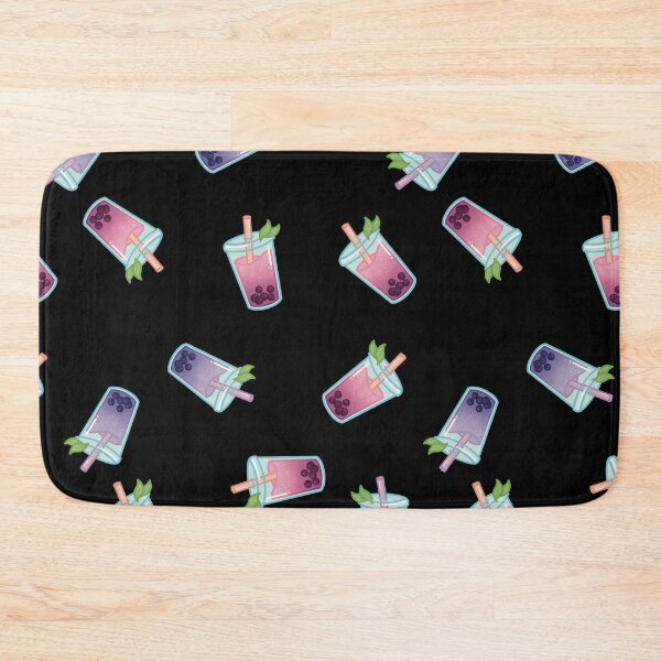 Item preview, Bubble Tea Pink and Purple Seamless Pattern  designed and sold by petinmypocket.