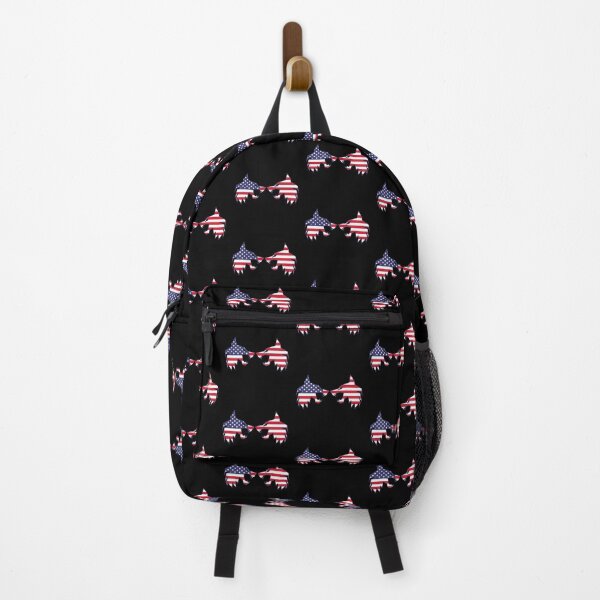 Item preview, twin wolf USA flag designed and sold by the Zarock Shop.