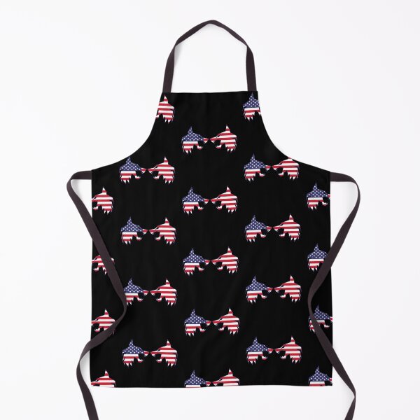 Item preview, twin wolf USA flag designed and sold by the Zarock Shop.