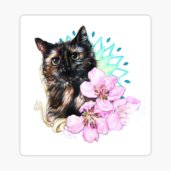 Orchids and Moonshine Sticker