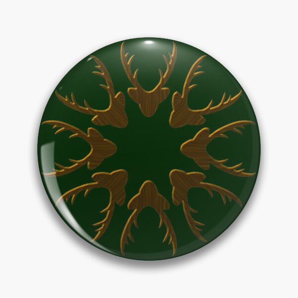Item preview, Wooden Sika Stag Mandala designed and sold by FalcoSkyWolf.