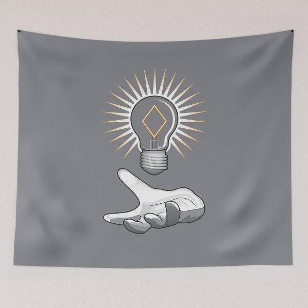 Item preview, "Revealed in Light" magical lightbulb of Diamonds designed and sold by houseofwray.