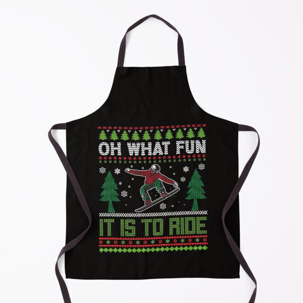 Item preview, Snowboarding Oh What Fun It Is To Ride Christmas Ugly designed and sold by ADAMYASS.