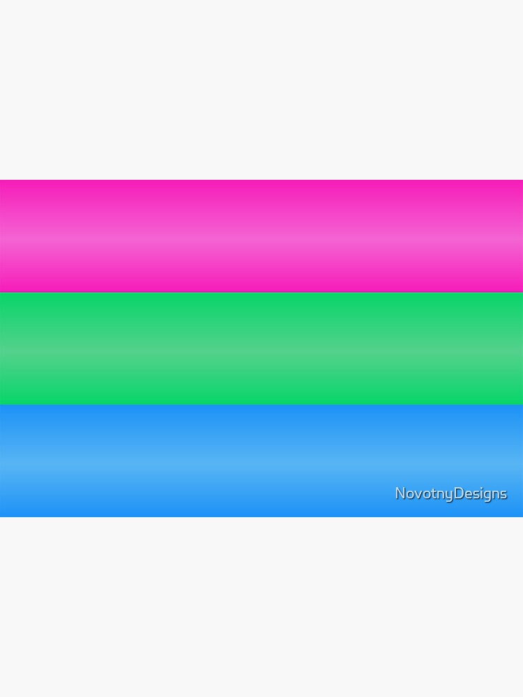 Polysexual Pride Flag Sticker For Sale By Novotnydesigns Redbubble 